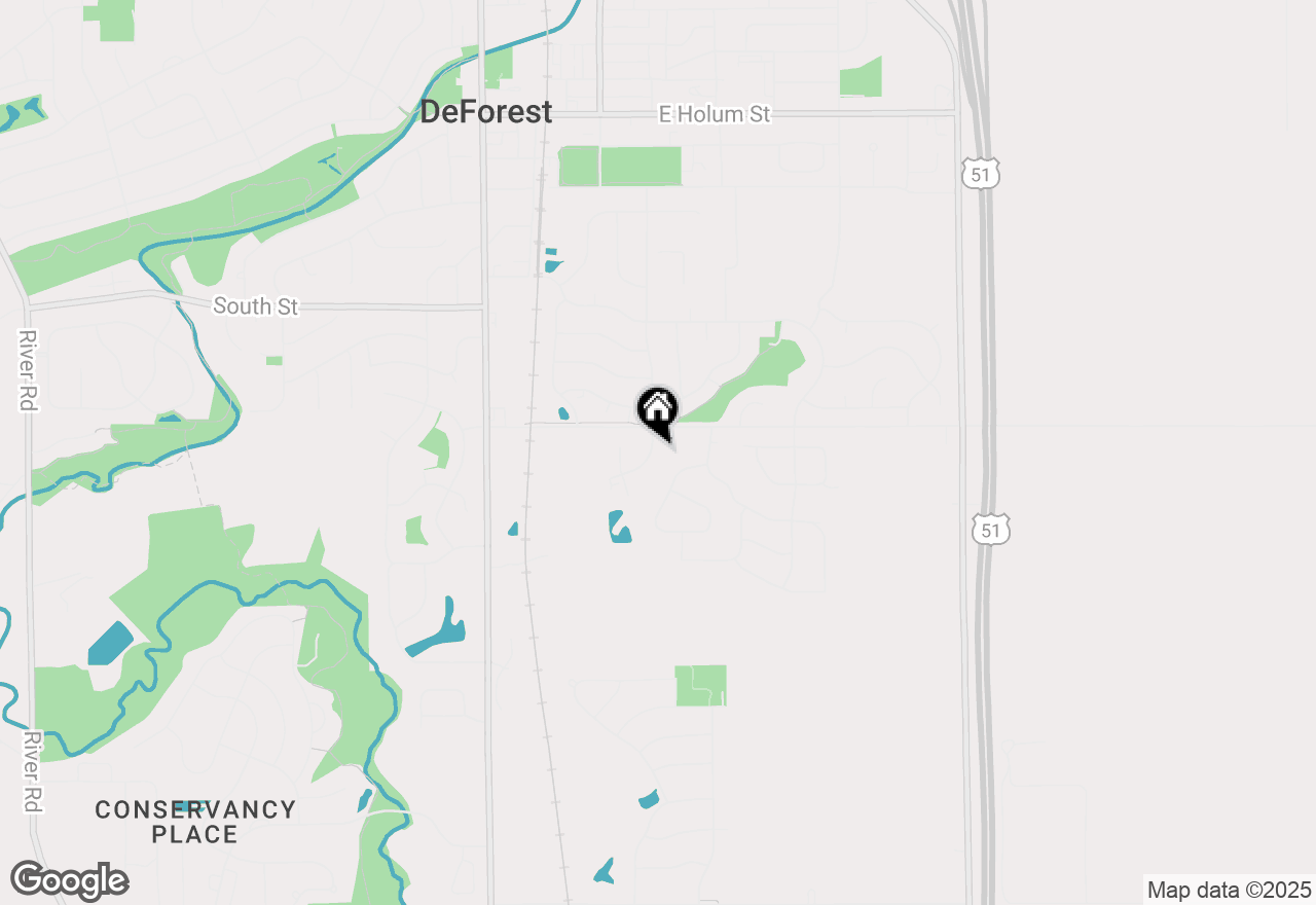 Map of 809 Southbound Drive, Deforest, WI 53532