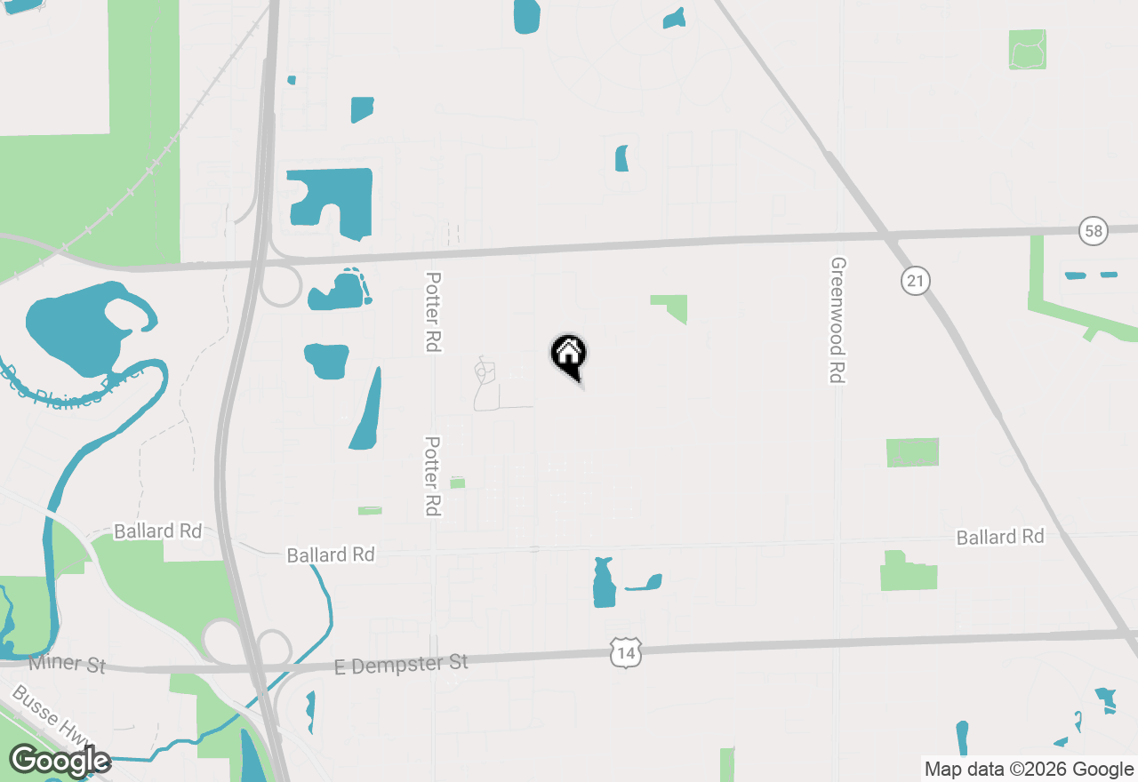 Map of 9120 W Oaks Avenue, Des Plaines, IL 60016