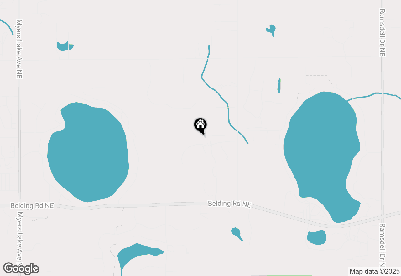 Map of 7826 Woodhurst Drive Ne, Rockford, MI 49341