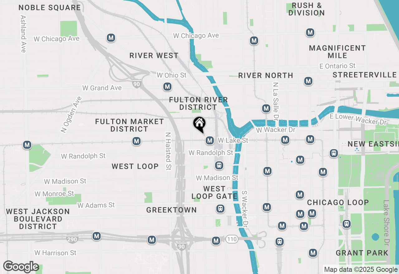 Map of 200 N Jefferson Street #2303, Chicago, IL 60661