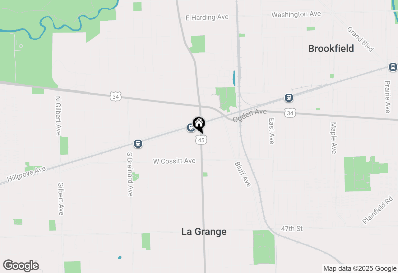 Map of 26 S La Grange Road, La Grange, IL 60525