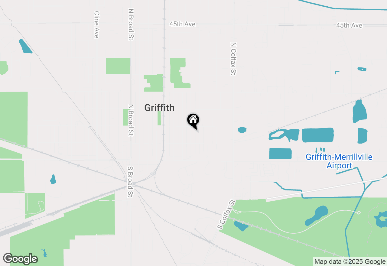 Map of 231 N Jay Avenue, Griffith, IN 46319