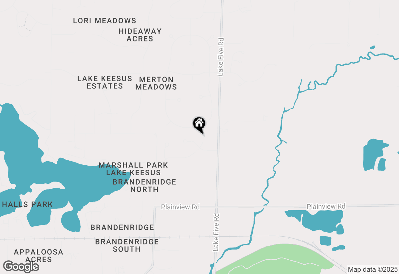Map of W276N8387 Marshall Dr, Hartland, WI 53029