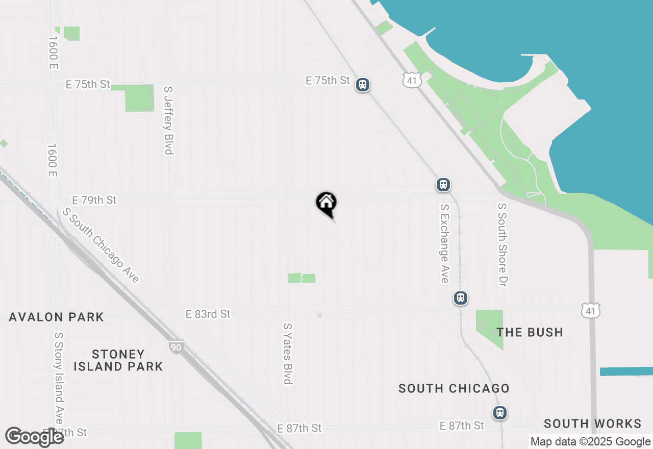 Map of 7958 S Kingston Avenue, Chicago, IL 60617