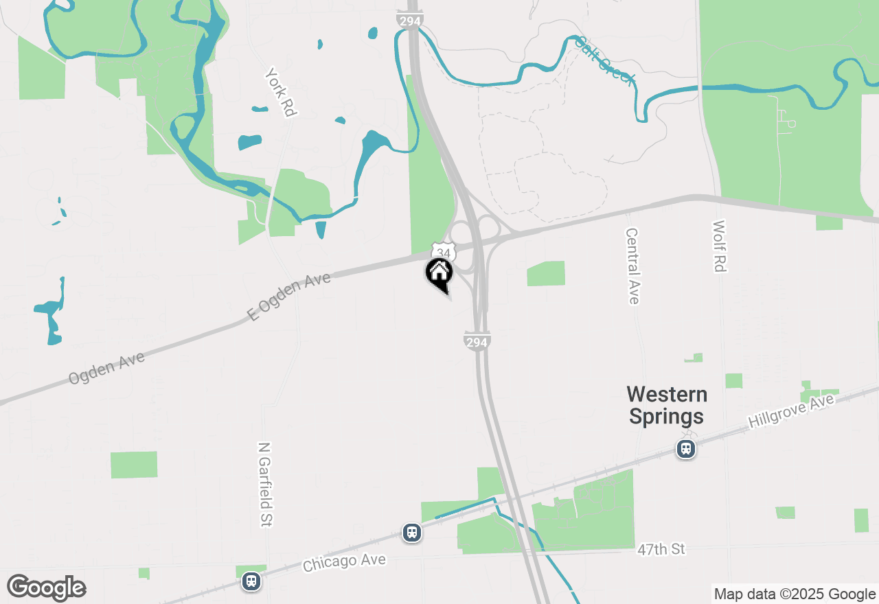 Map of 735 Phillippa Street, Hinsdale, IL 60521