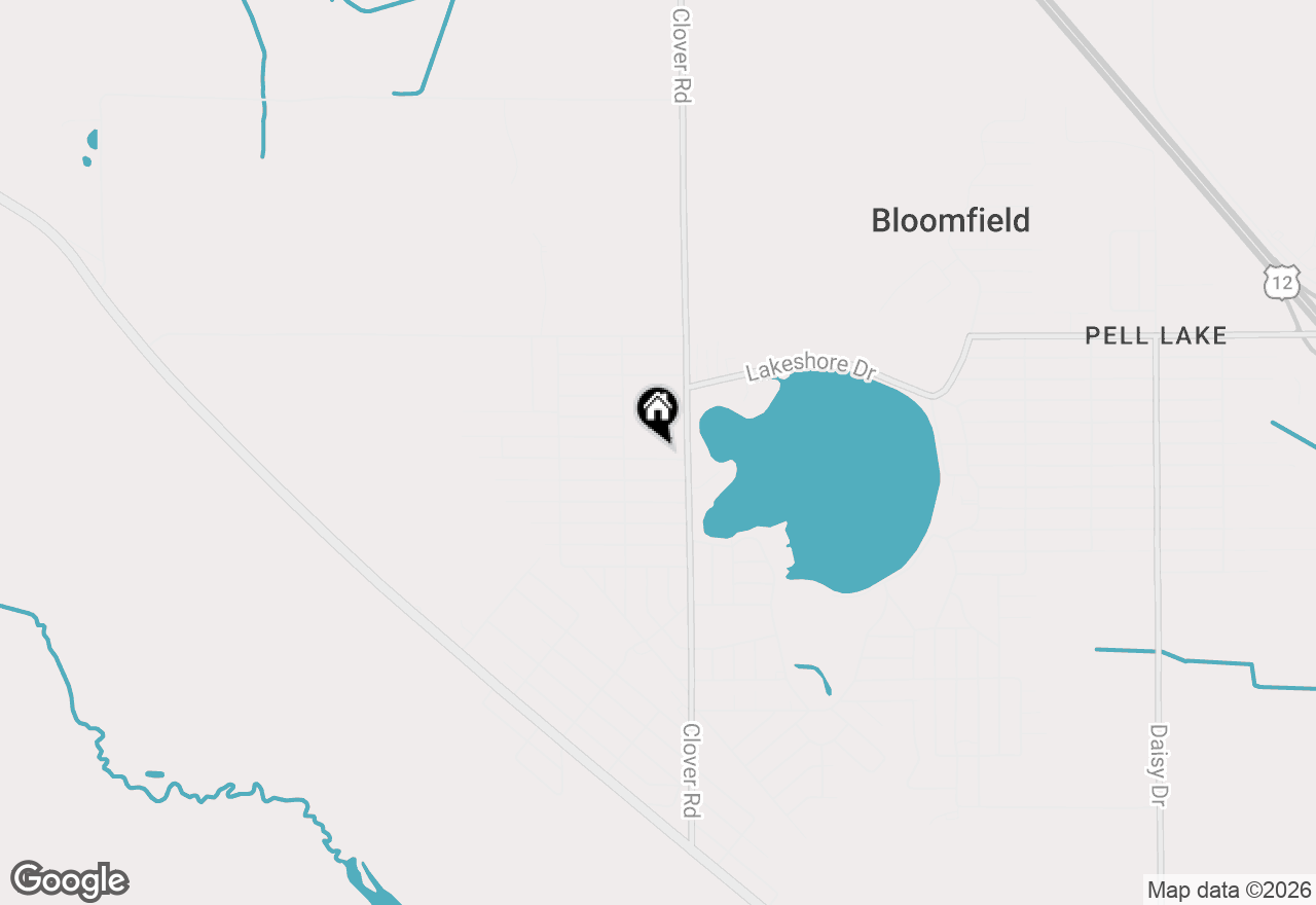 Map of W1320 Highland Blvd, Genoa City, WI 53128
