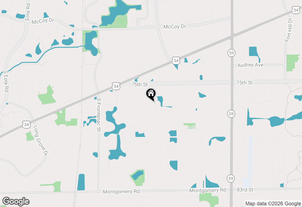 Map of 3861 Slate Road, Aurora, IL 60504