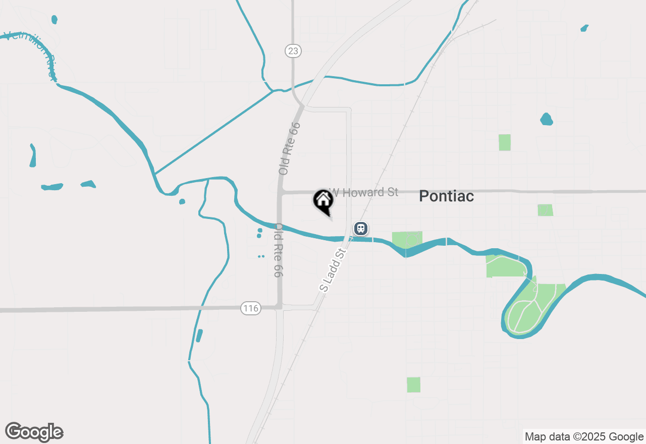 Map of 906 W Washington Street, Pontiac, IL 61764