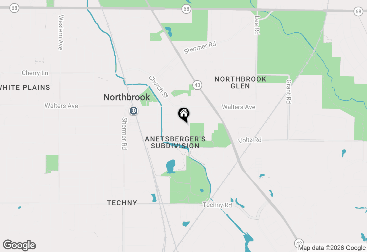 Map of (Address confidential), Northbrook, Illinois 60062
