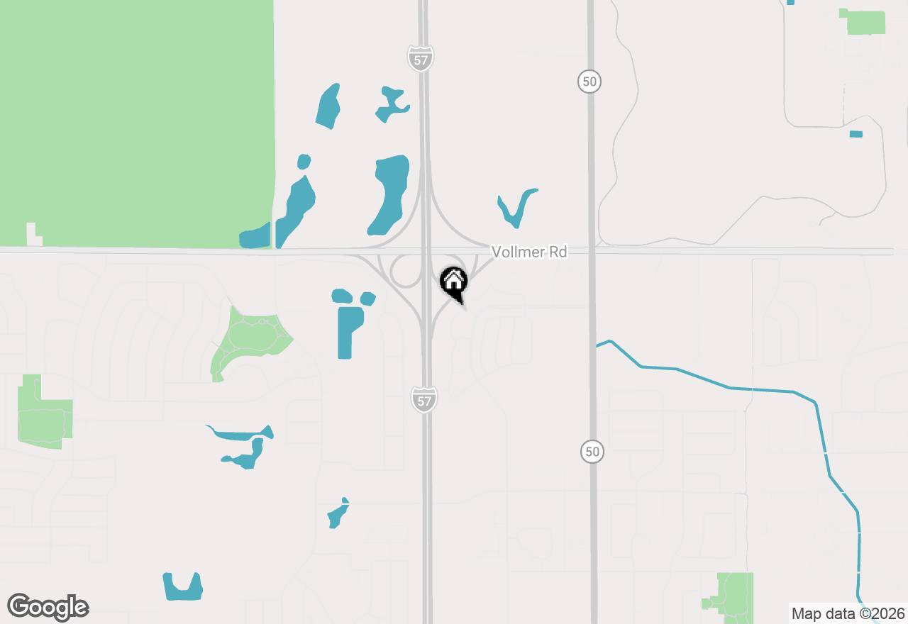 Map of 84 Kenneth Avenue, Matteson, IL 60443