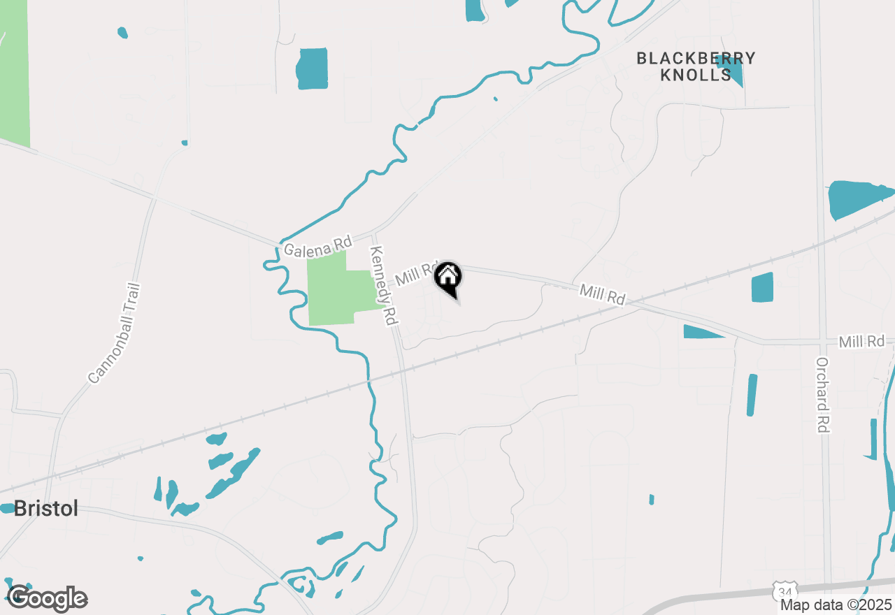 Map of 3820 Bissel Drive, Yorkville, IL 60560