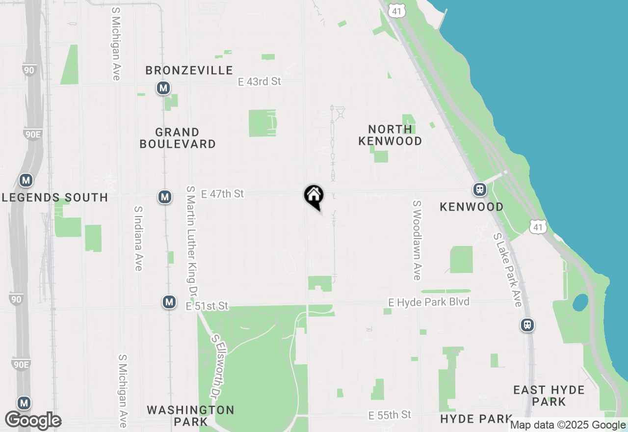 Map of 814 E 48th Street, Chicago, IL 60615