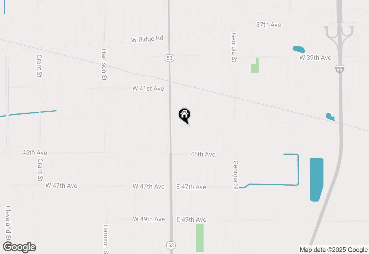 Map of 4330 Connecticut Street, Gary, IN 46409