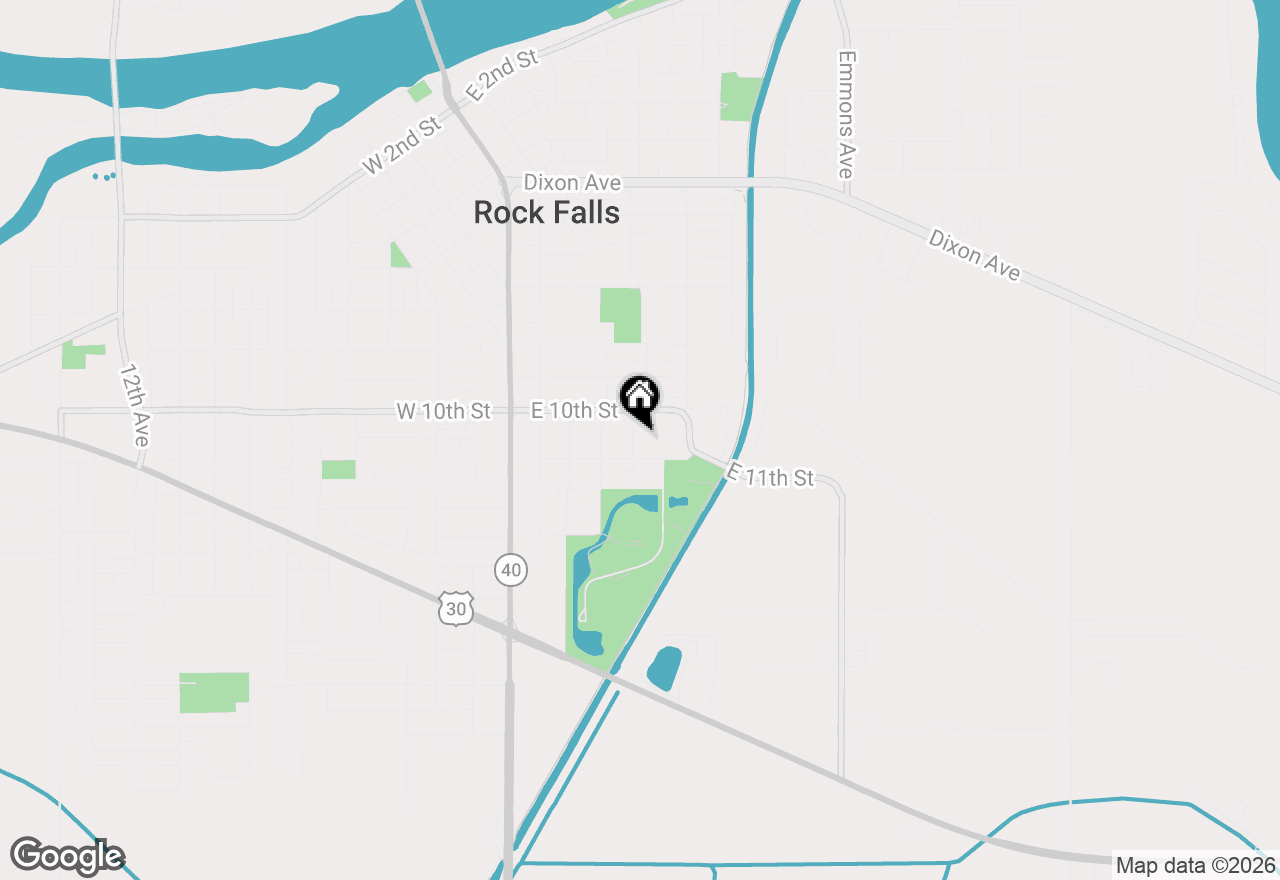 Map of 1009 Ave C, Rock Falls, IL 61071