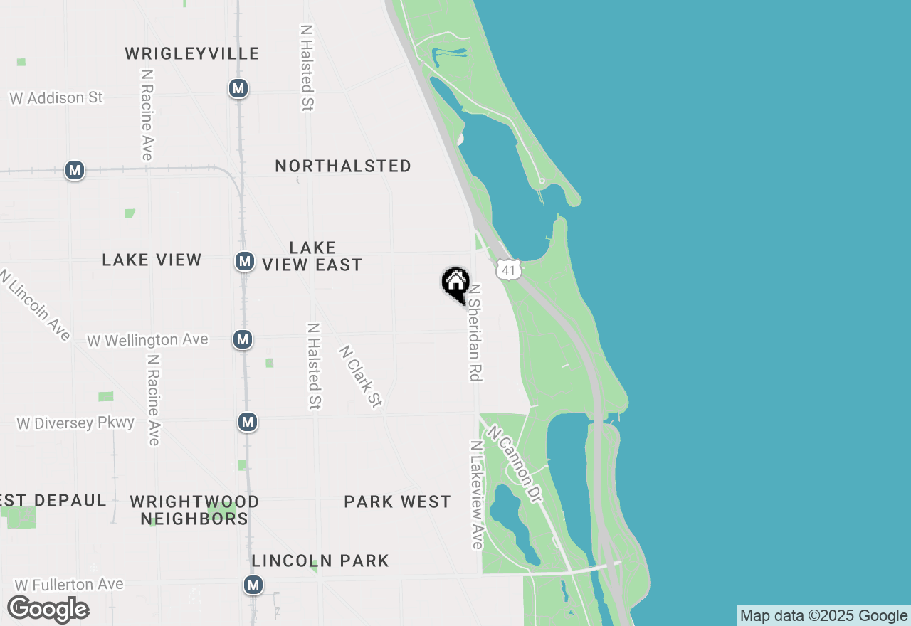 Map of 421 W Barry Avenue #403, Chicago, IL 60657