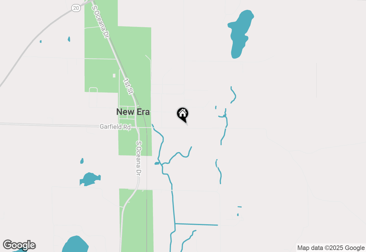 Map of 2412 W Garfield, New Era, MI 49446