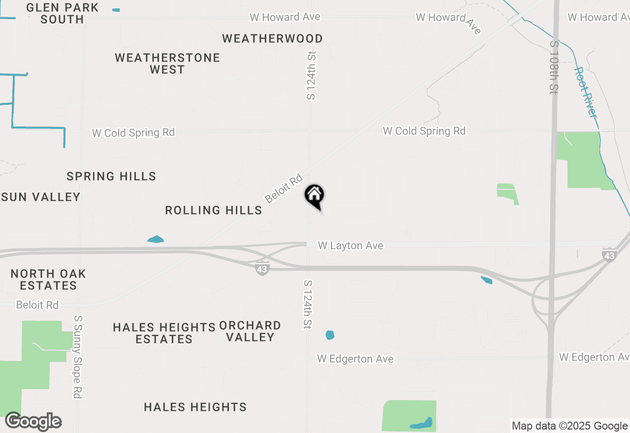 Map of 4610 S 124th St, Greenfield, WI 53228