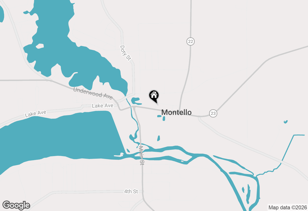 Map of 145 E Montello Street, Montello, WI 53949
