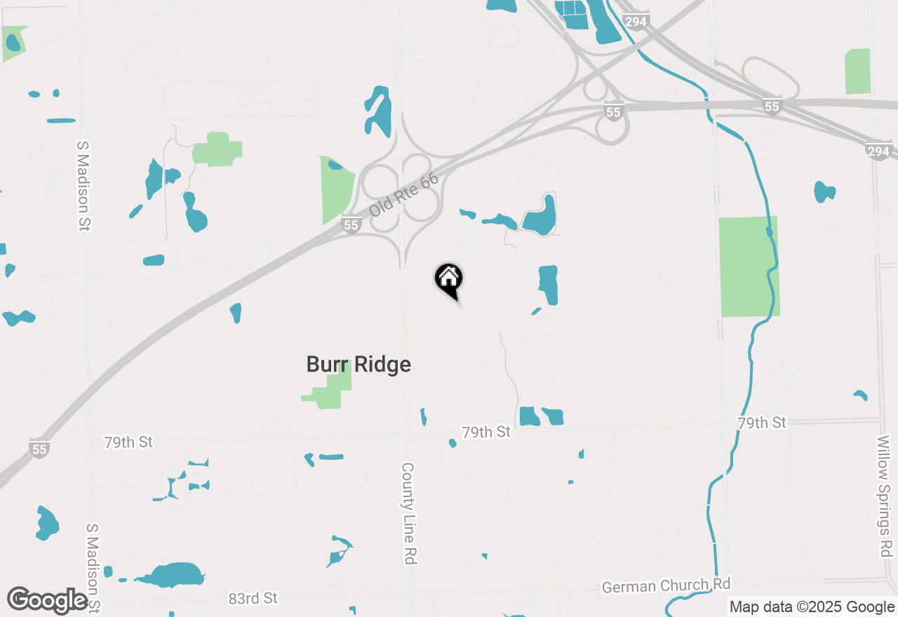 Map of 450 Village Center Drive #212, Burr Ridge, IL 60527