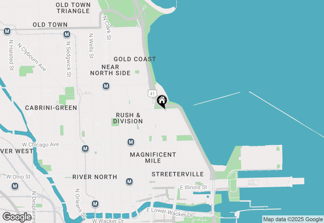 Map of 179 E Lake Shore Drive #602, Chicago, IL 60611