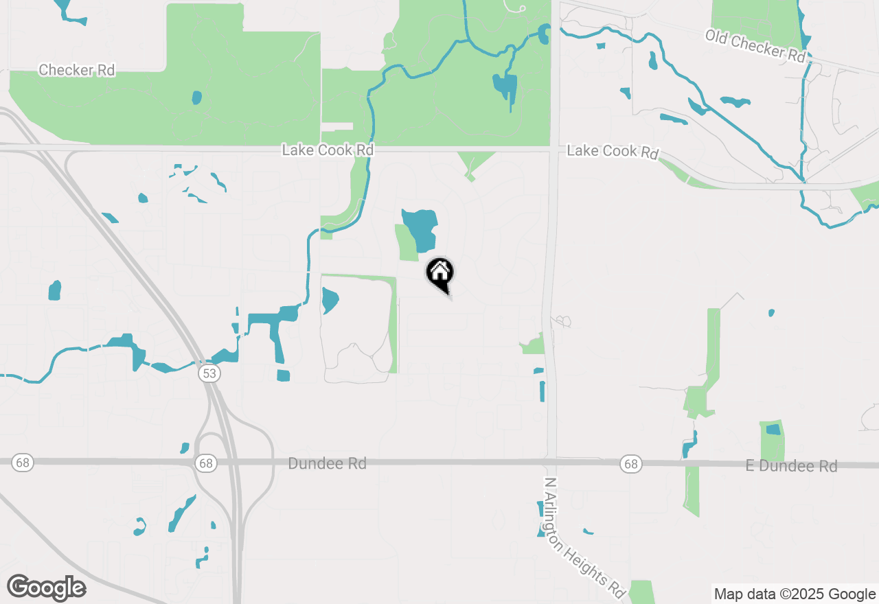 Map of 715 W Whiting Lane, Arlington Heights, IL 60004