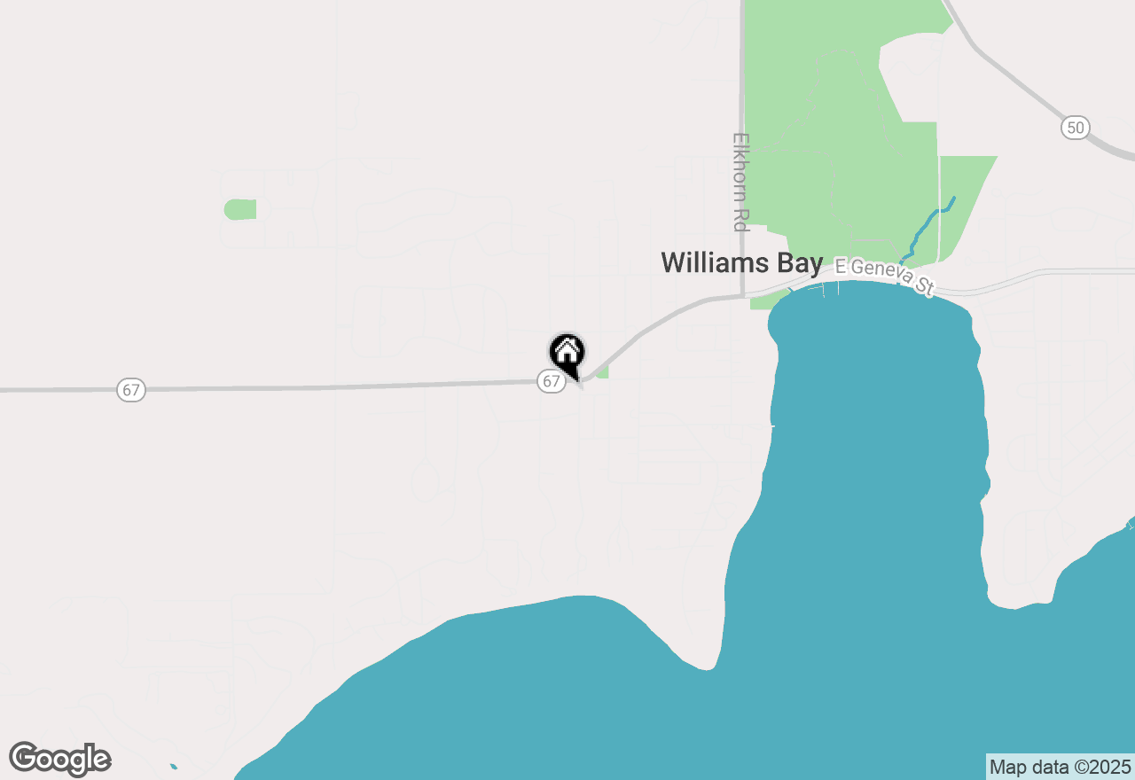 Map of 203 W Geneva St, Williams Bay, WI 53191