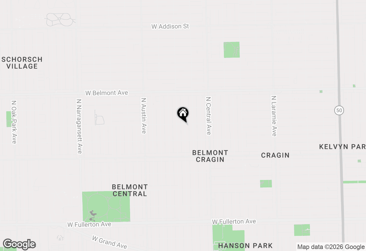 Map of 5745 W Wellington Avenue #1, Chicago, IL 60634