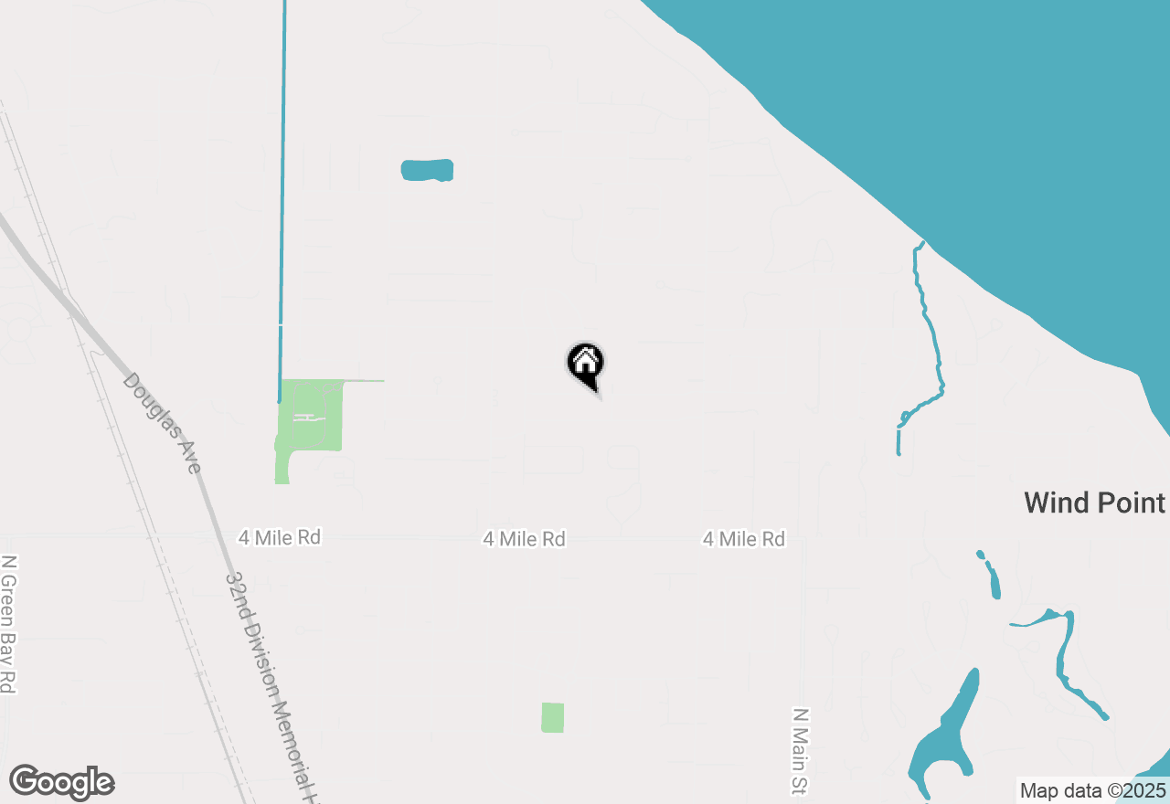 Map of 1017 Hialeah Dr, Racine, WI 53402