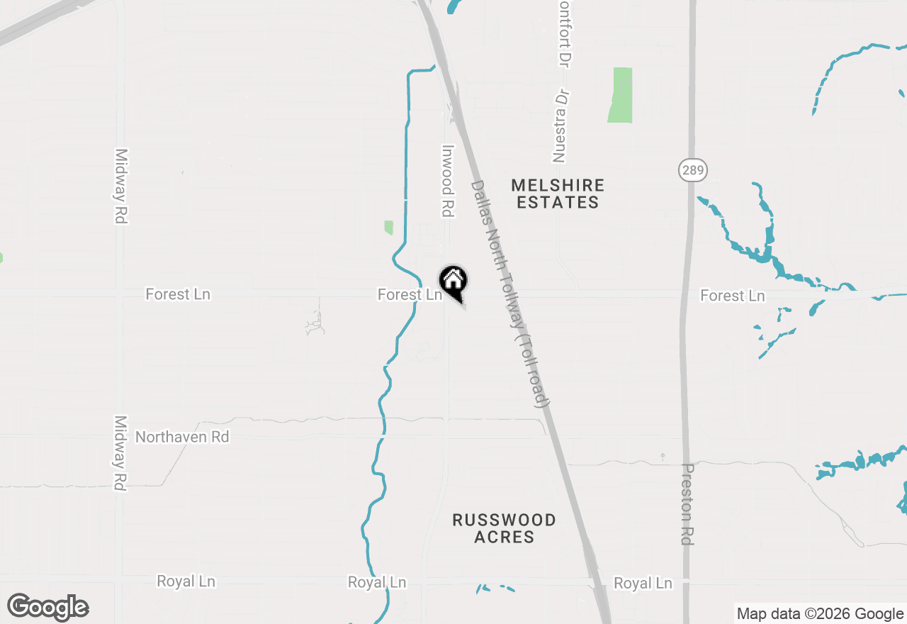 Map of 5207 Northmoor Drive, Dallas, TX 75229