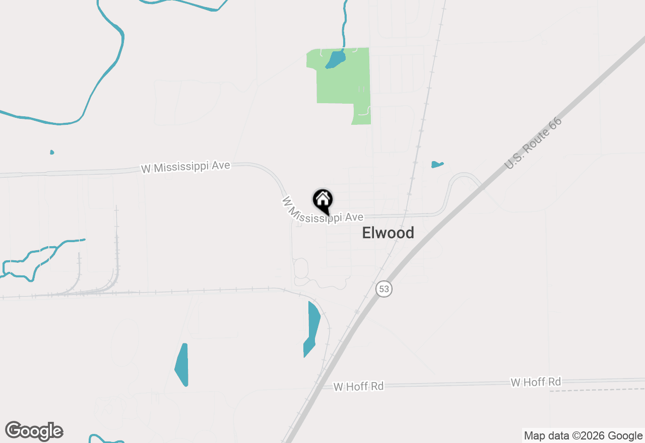 Map of 101 S Lincoln Street, Elwood, IL 60421