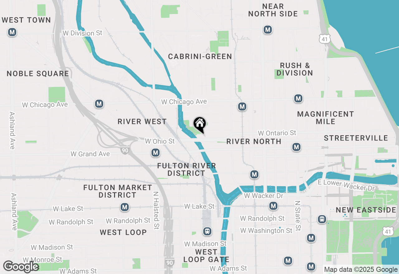 Map of 600 N Kingsbury Street #506, Chicago, IL 60654