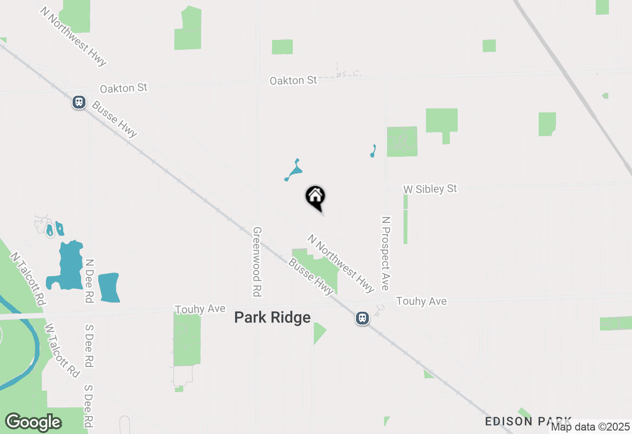 Map of 427 Leonard Street, Park Ridge, IL 60068