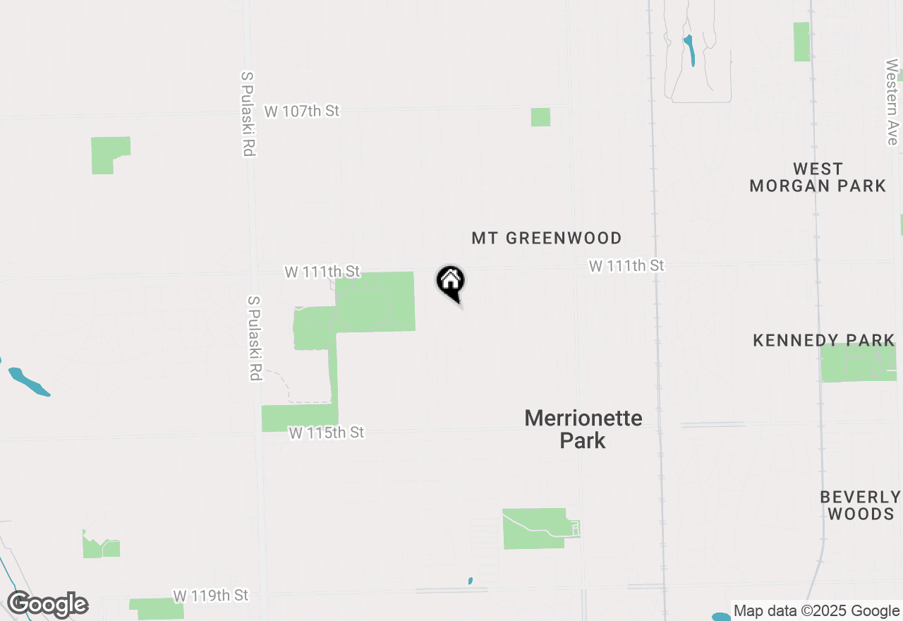 Map of 11164 S Saint Louis Avenue, Chicago, IL 60655