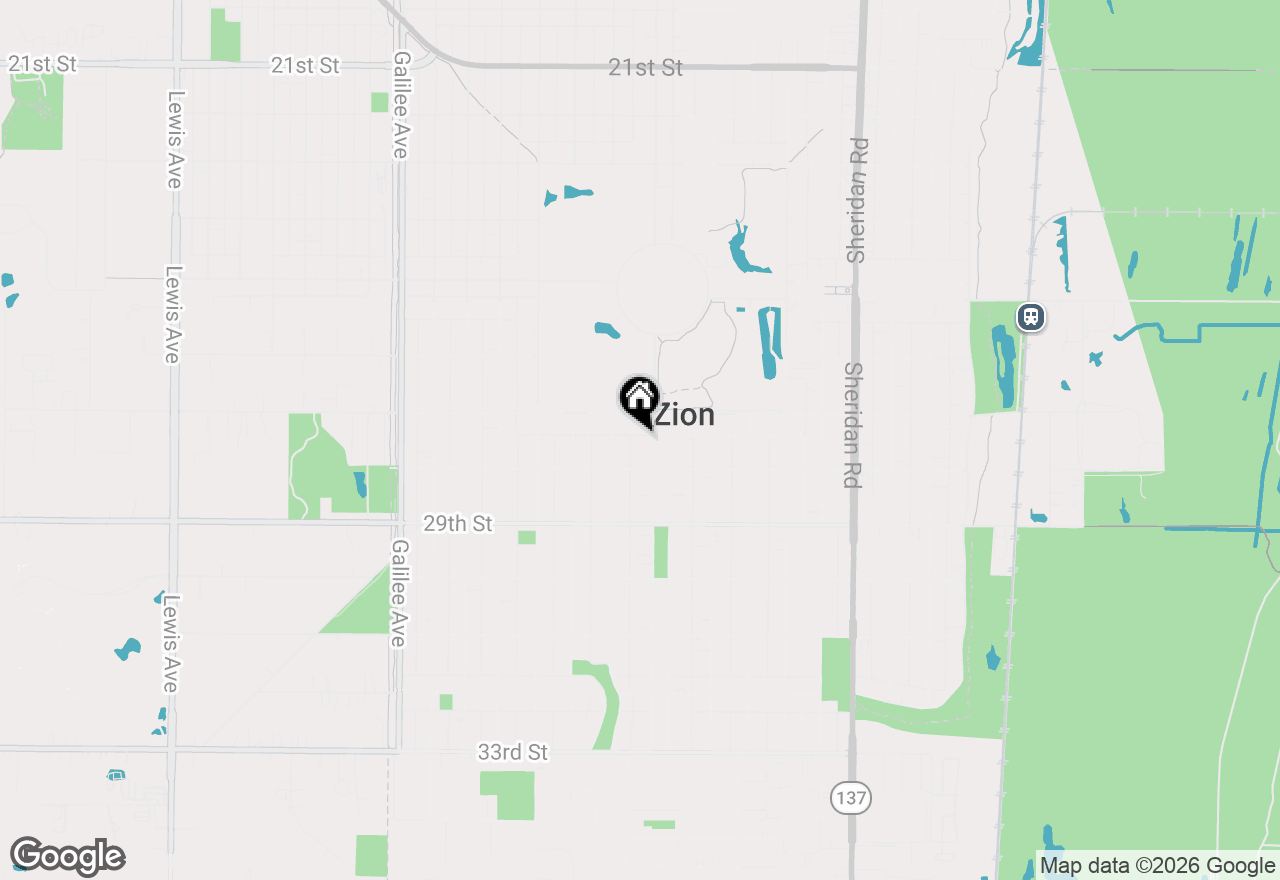 Map of 2716 Bethel Boulevard, Zion, IL 60099
