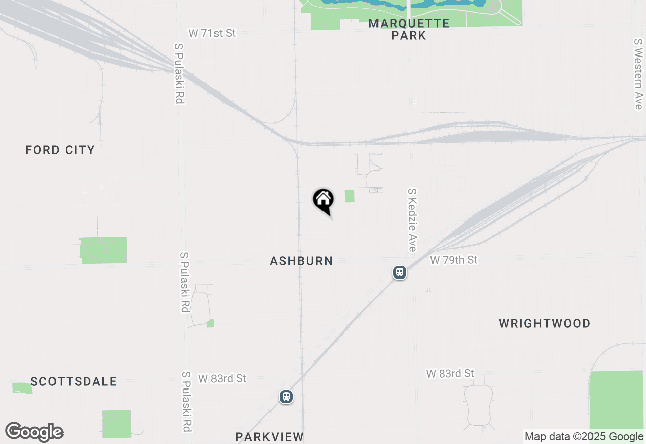 Map of 3505 W 77th Place, Chicago, IL 60652