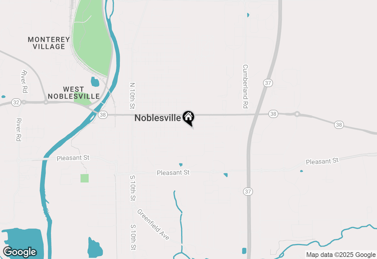 Map of 1676 Cherry Street, Noblesville, IN 46060