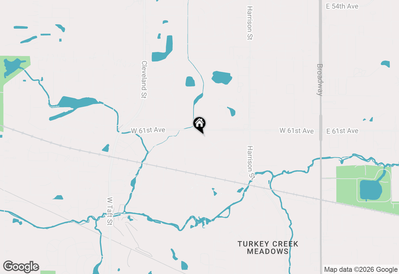 Map of 1310 W 61st Place, Merrillville, IN 46410
