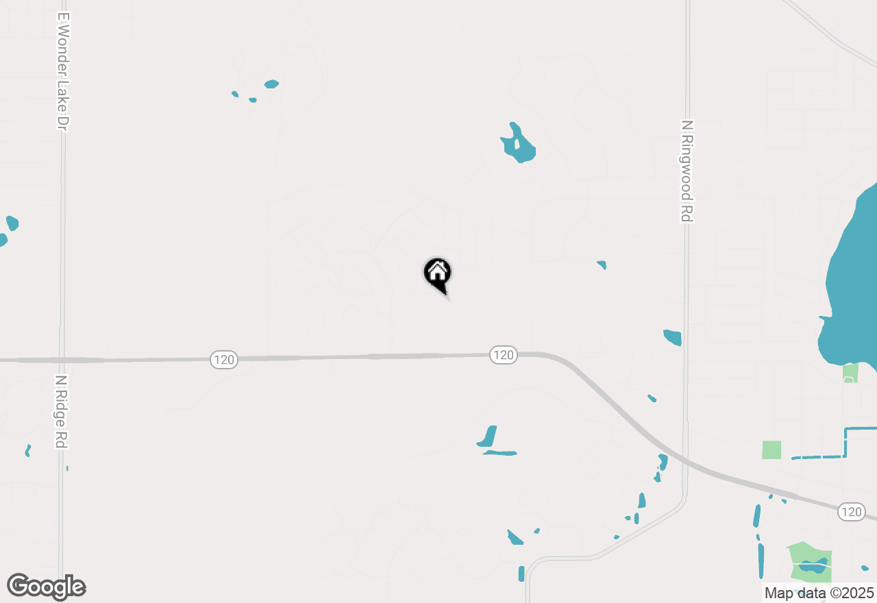 Map of 6411 Juniper Drive, Wonder Lake, IL 60097