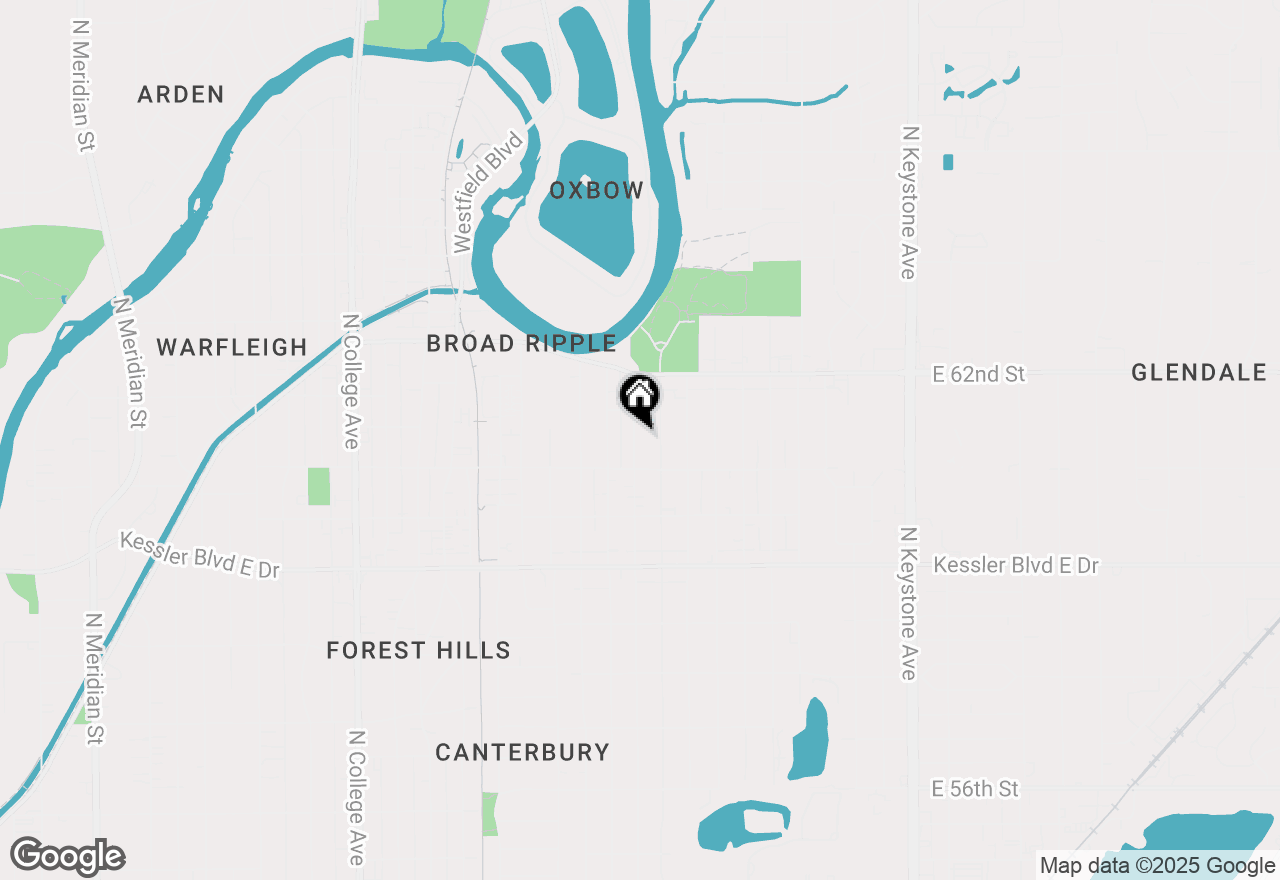 Map of 6133 Rosslyn Avenue, Indianapolis, IN 46220