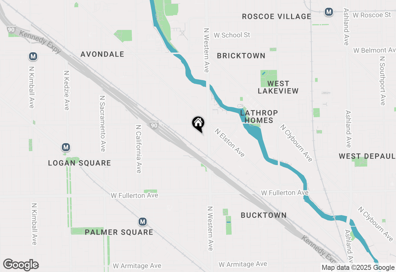 Map of 2712 N Artesian Avenue #3, Chicago, IL 60647