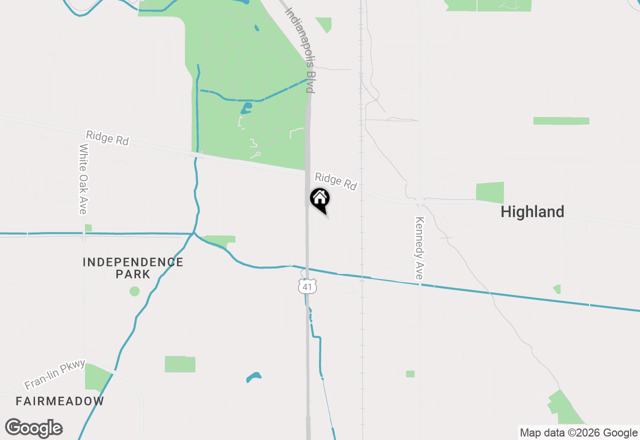 Map of 8831 Schneider Avenue #53, Highland, IN 46322