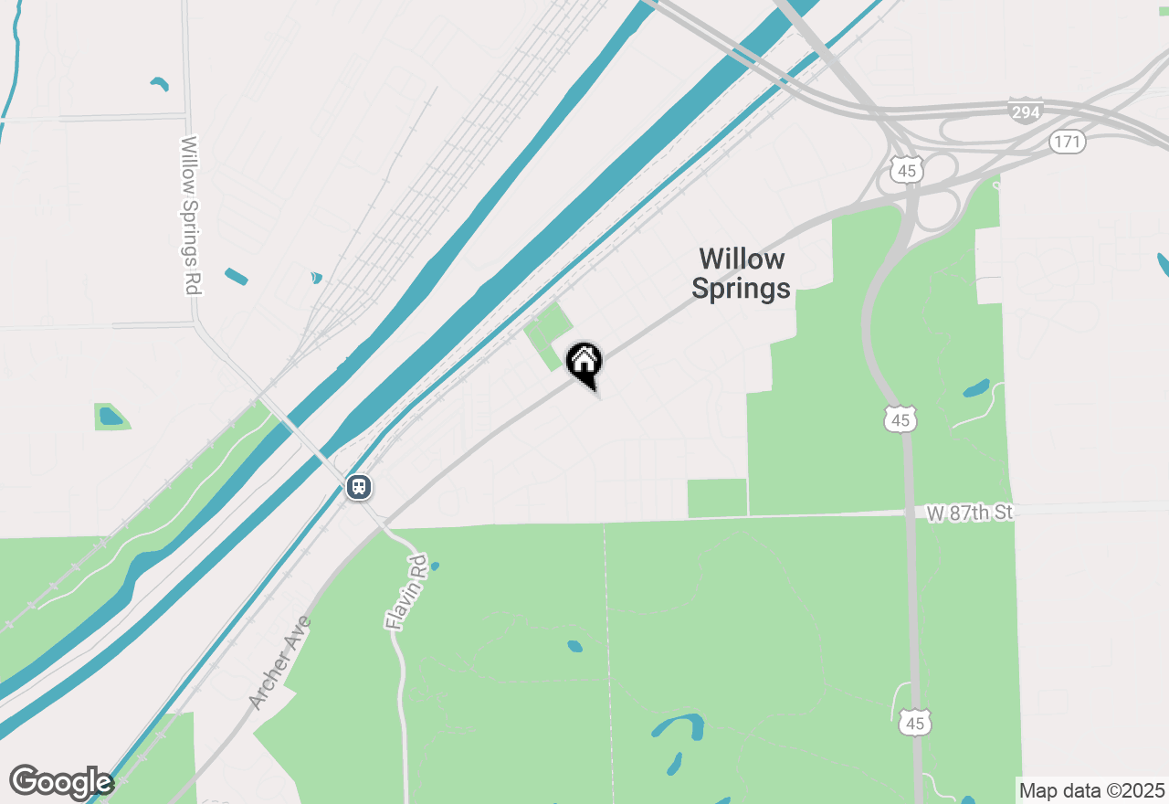 Map of 1112 Vinewood Avenue, Willow Springs, IL 60480