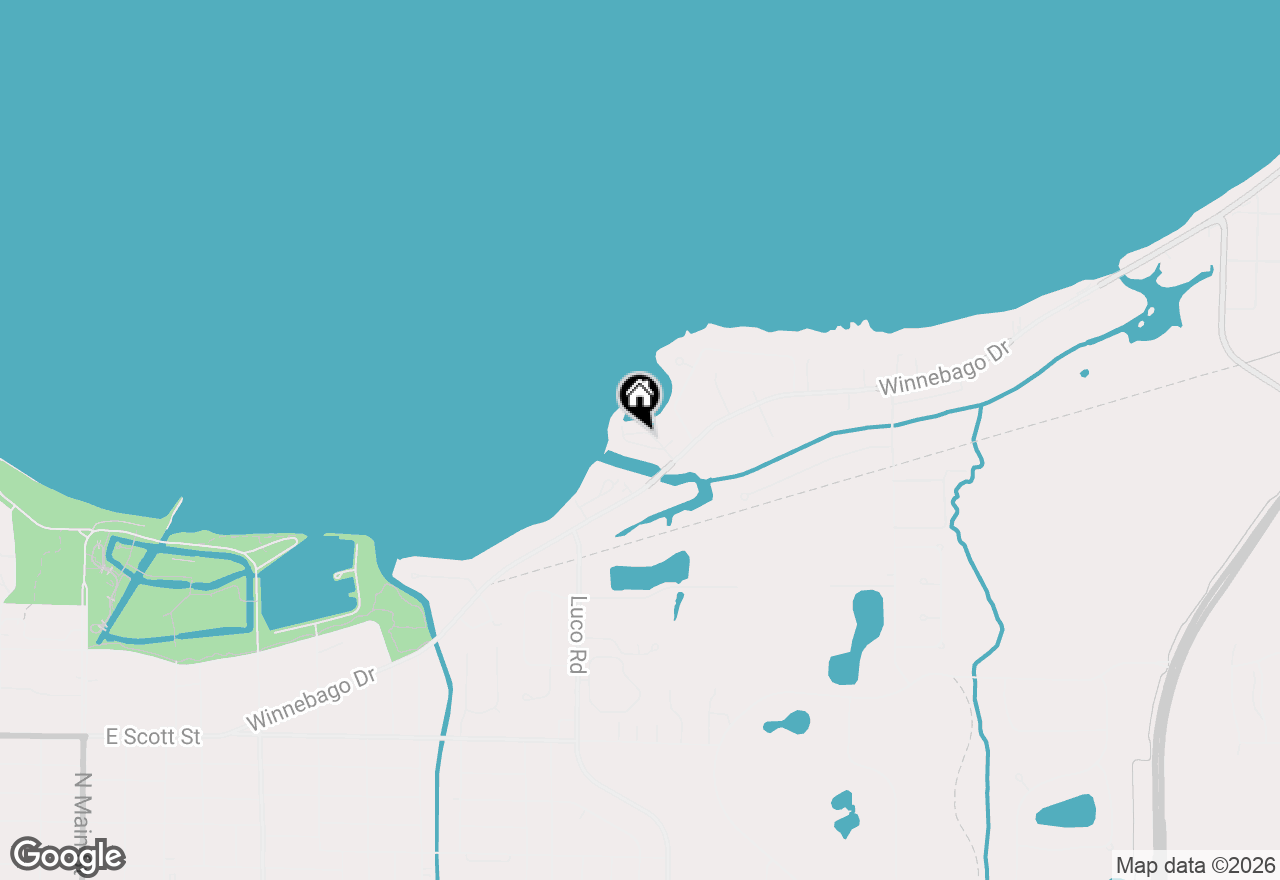Map of W5340 Martin Ln, Fond Du Lac, WI 54935