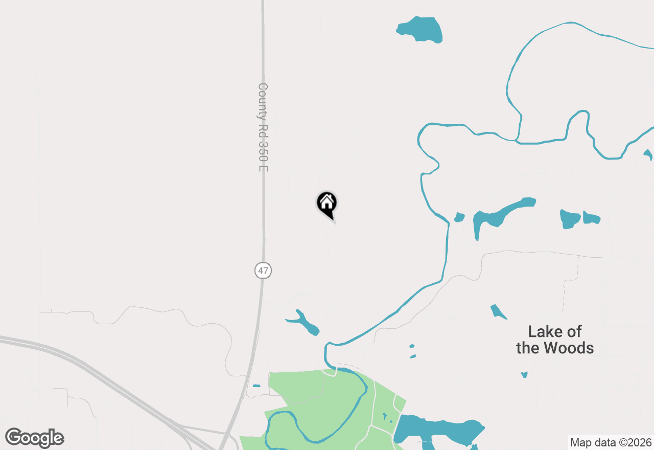 Map of 1207 Briarwood Lane, Mahomet, IL 61853