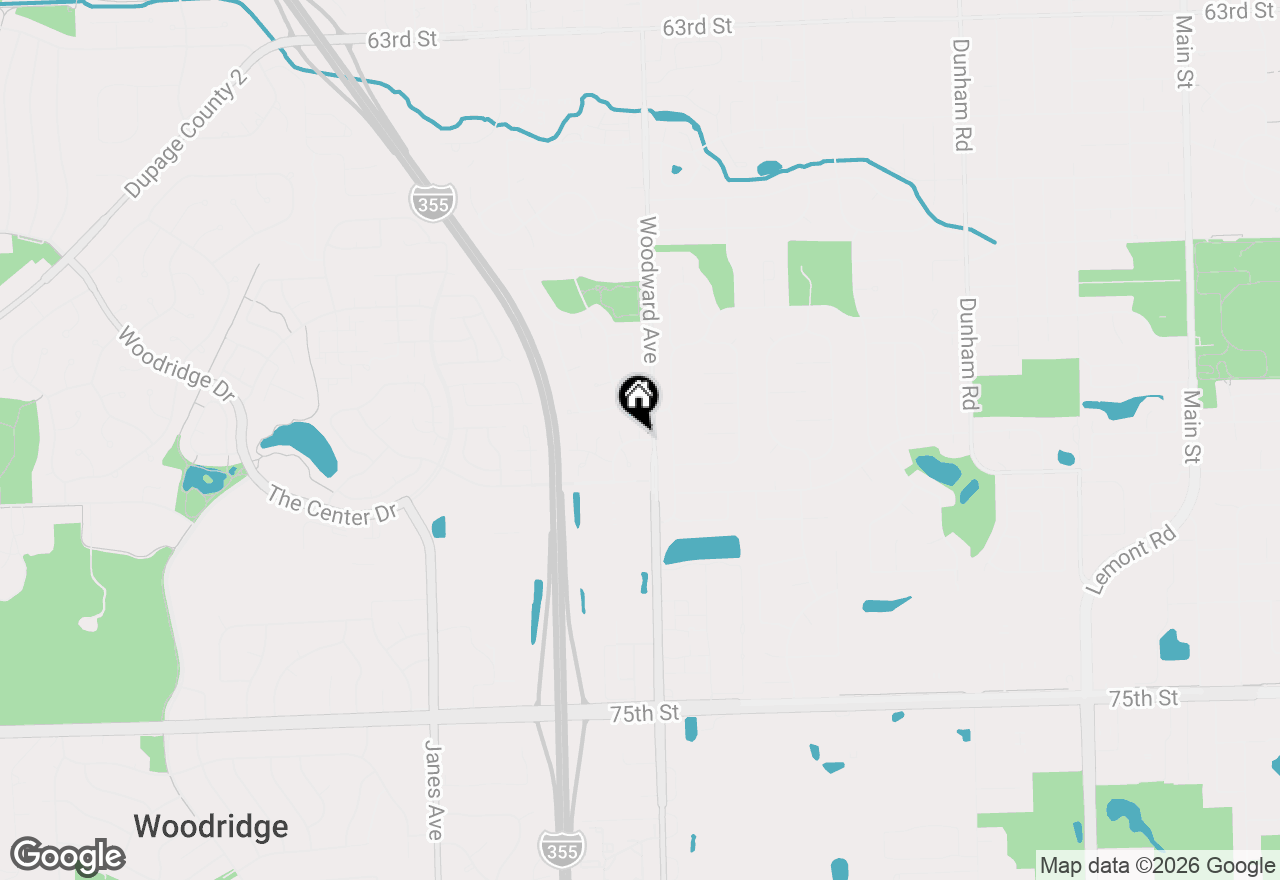 Map of 7000 Barrington Court #204, Woodridge, IL 60517