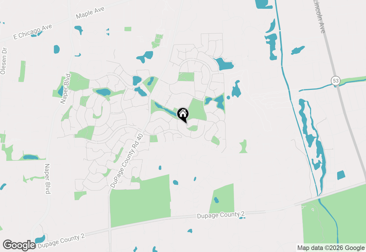 Map of 6501 Raintree Court, Lisle, IL 60532