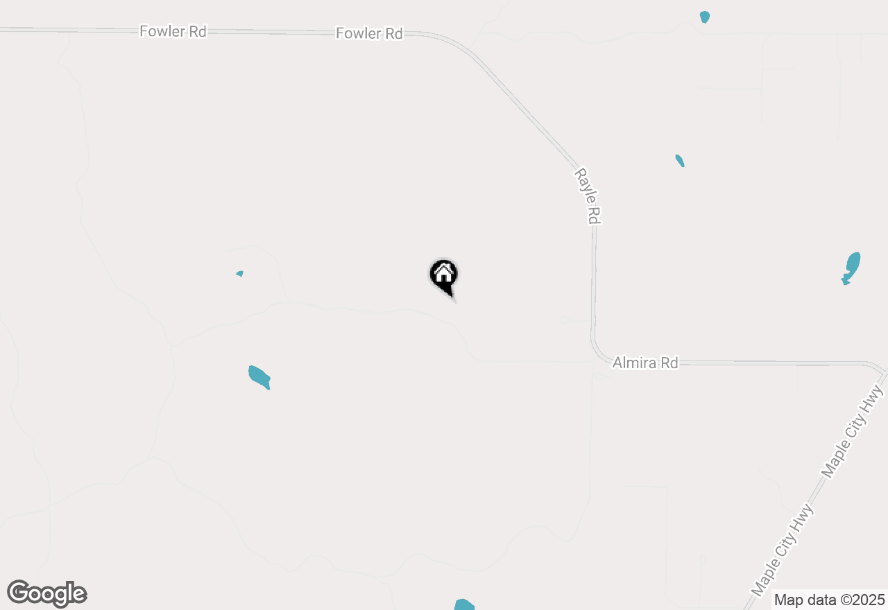 Map of 15548 Spear Road, Almira Twp, MI 49650