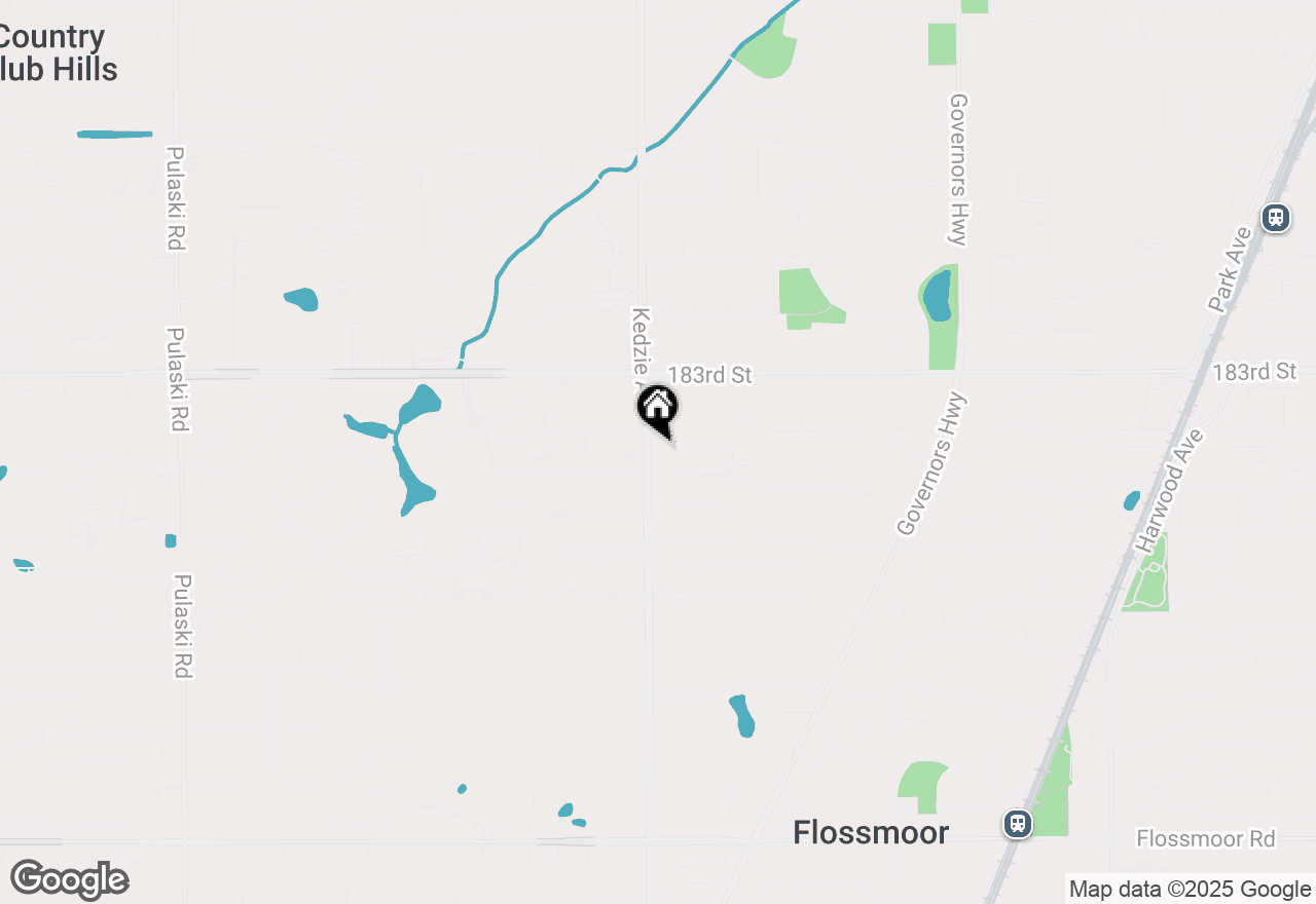 Map of 18445 Kedzie Avenue, Homewood, IL 60430