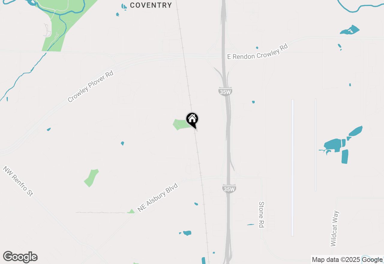 Map of 932 Walnut Street, Burleson, TX 76028