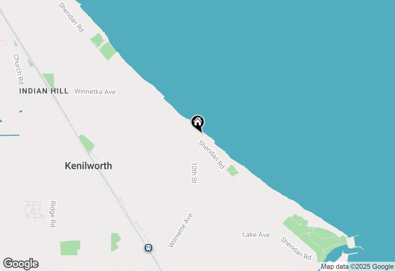 Map of 1630 Sheridan Road #4M, Wilmette, IL 60091